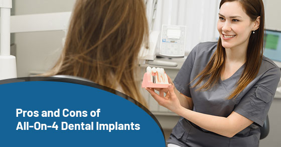 Pros and Cons of All-On-4 Dental Implants