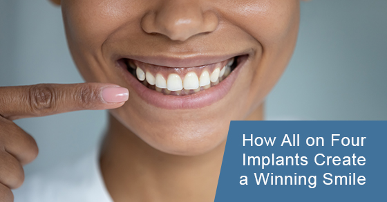 How All-On-Four Implants Create a Winning Smile